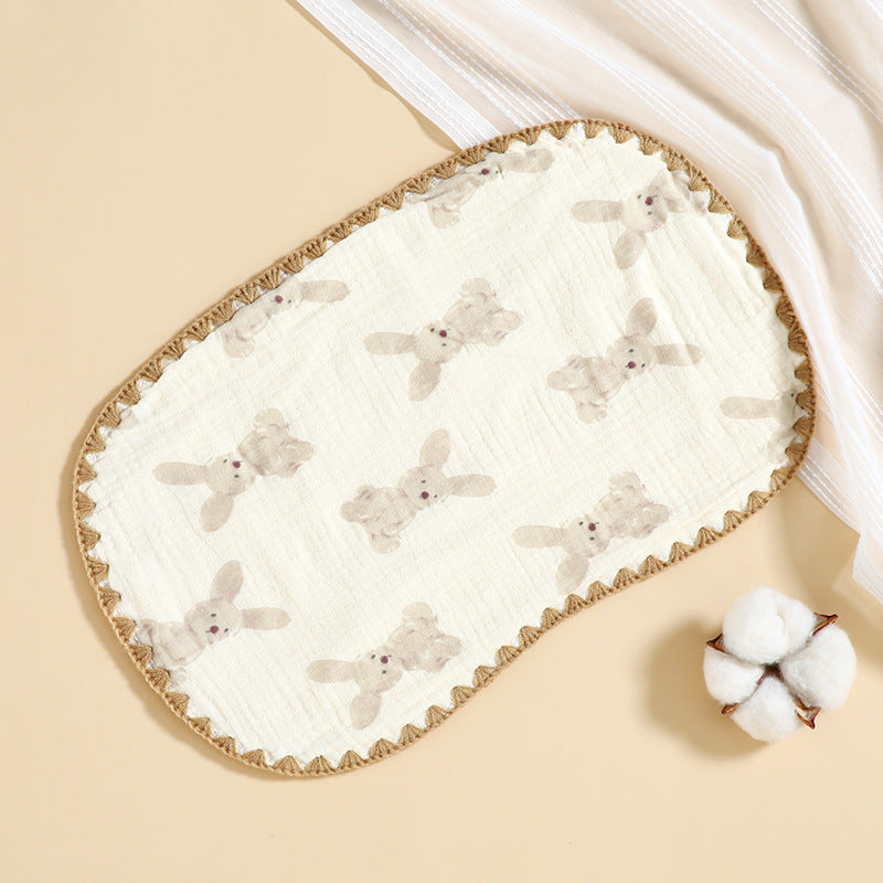 Soft Cotton Burp Cloth & Shoulder Pad for Babies (Multiple Designs)