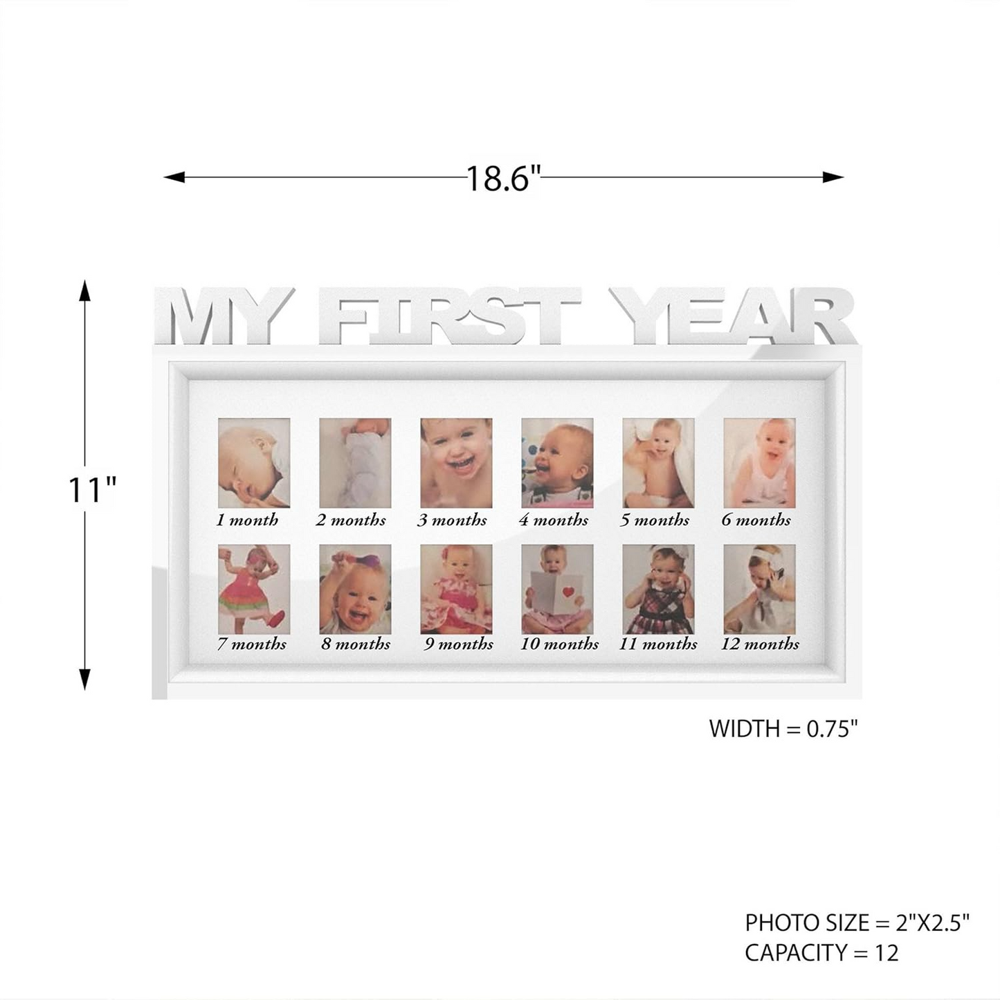 My First Year Photo Frame