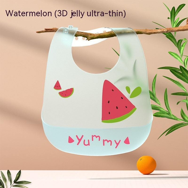 Happy Meal Silicone Baby Bib – Multiple Cute Designs for Toddlers