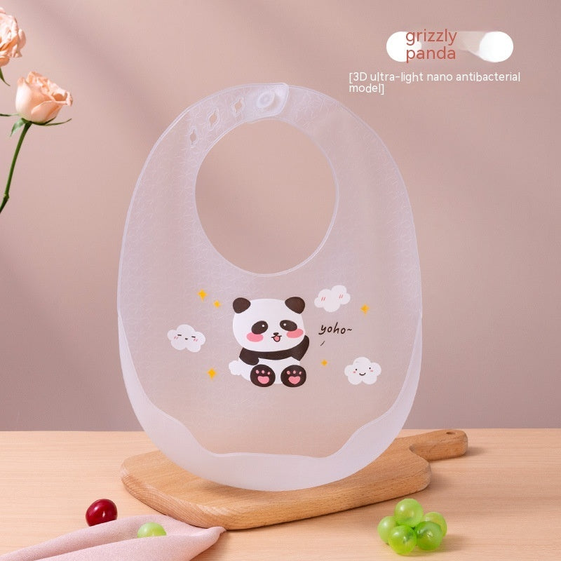 Happy Meal Silicone Baby Bib – Multiple Cute Designs for Toddlers
