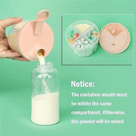 Baby Formula & Snack Box – 4 Compartments