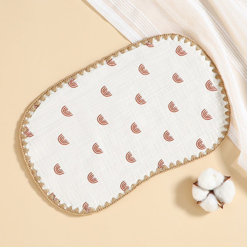 Soft Cotton Burp Cloth & Shoulder Pad for Babies (Multiple Designs)