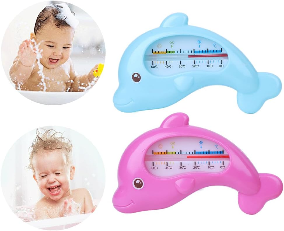 Dolphin Baby Bath Thermometer – Room & Water Temp Gauge