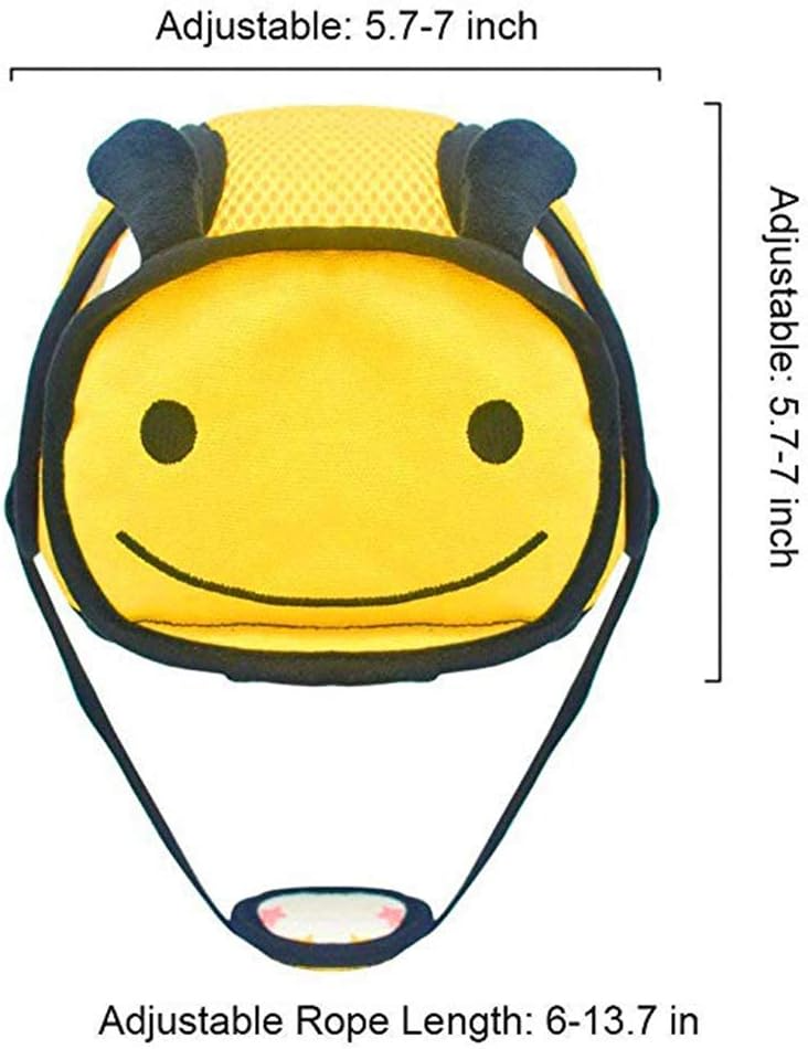 Cartoon Baby Safety Helmet – Adjustable & Breathable