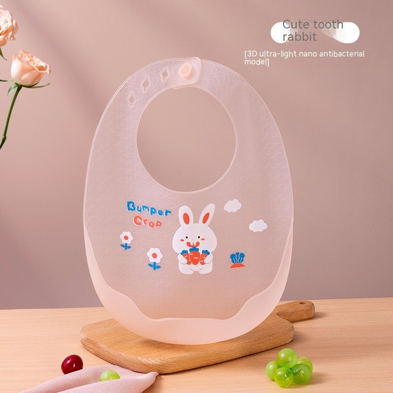Happy Meal Silicone Baby Bib – Multiple Cute Designs for Toddlers