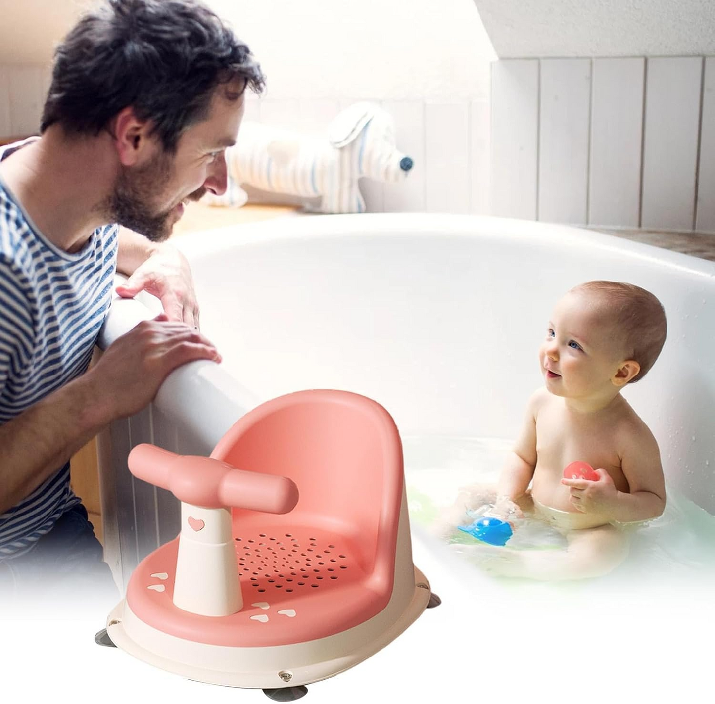 Non-Slip Baby Bath Seat – Comfortable & Secure for Toddlers