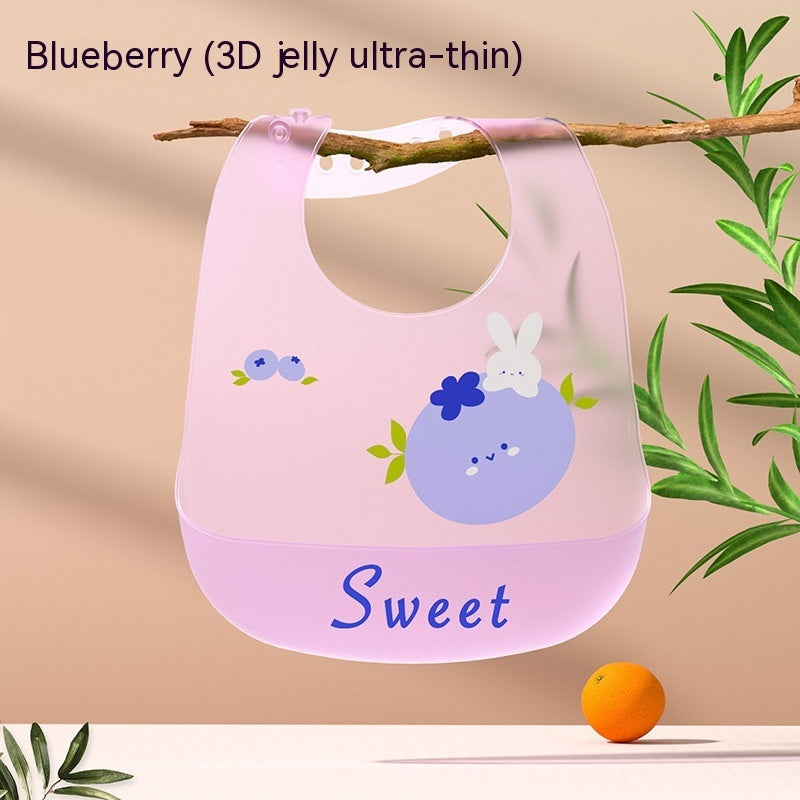 Happy Meal Silicone Baby Bib – Multiple Cute Designs for Toddlers