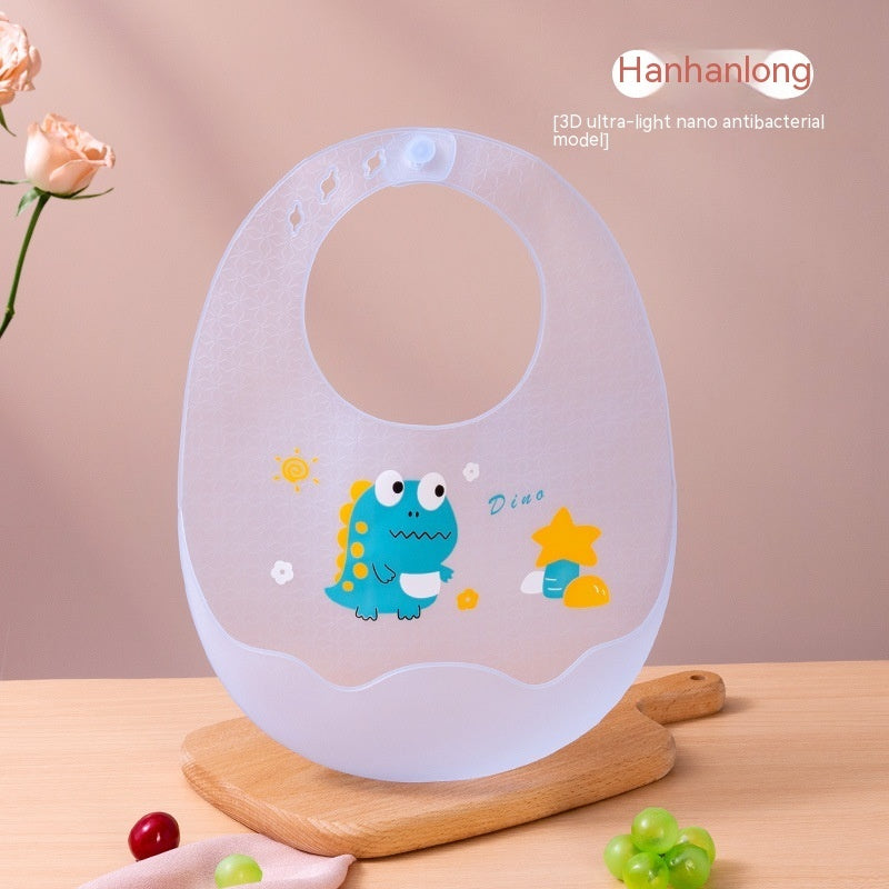 Happy Meal Silicone Baby Bib – Multiple Cute Designs for Toddlers
