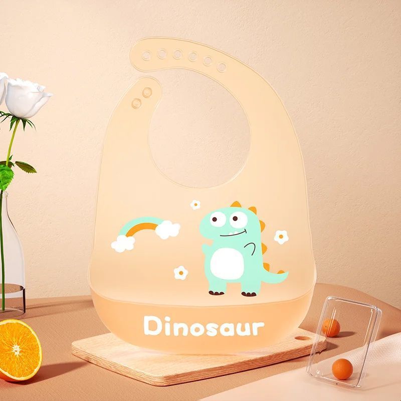 Happy Meal Silicone Baby Bib – Multiple Cute Designs for Toddlers