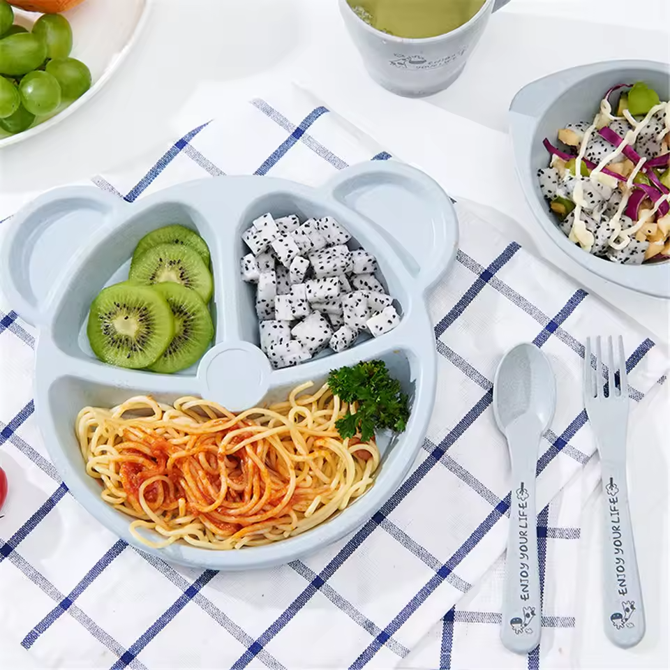 Easy Meal Kids Tableware β Eco-Friendly & Fun Mealtime Set