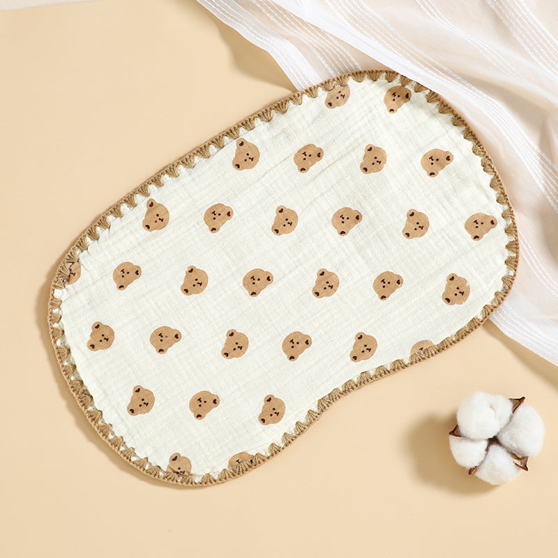 Soft Cotton Burp Cloth & Shoulder Pad for Babies (Multiple Designs)