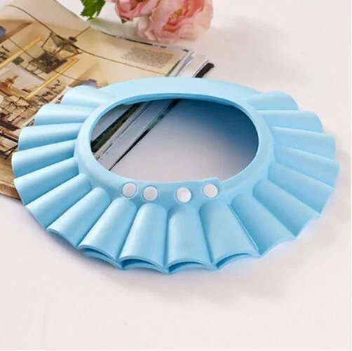 baby shower cap adjustable lightweight bath accessory