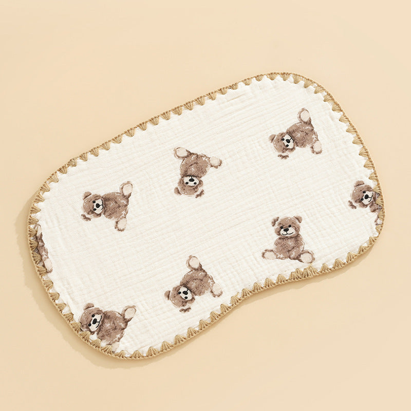 Soft Cotton Burp Cloth & Shoulder Pad for Babies (Multiple Designs)