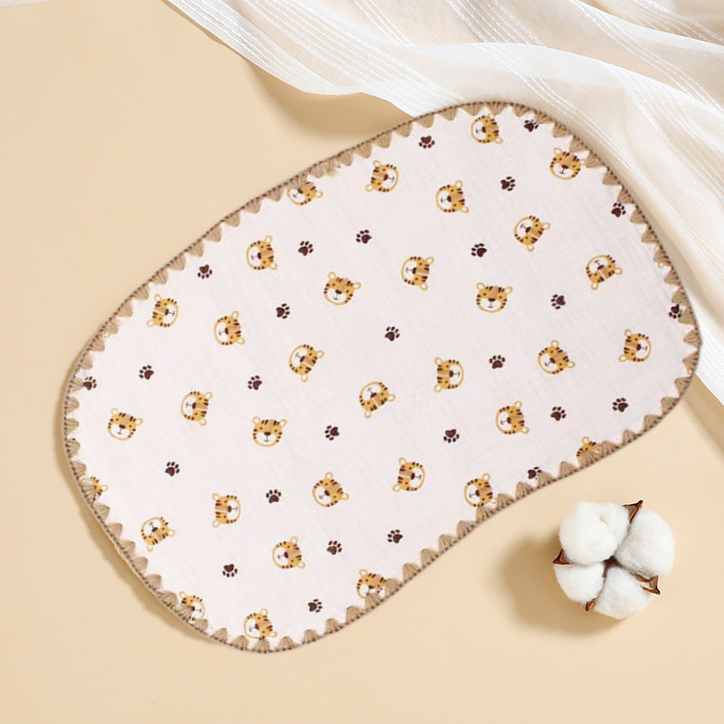 Soft Cotton Burp Cloth & Shoulder Pad for Babies (Multiple Designs)