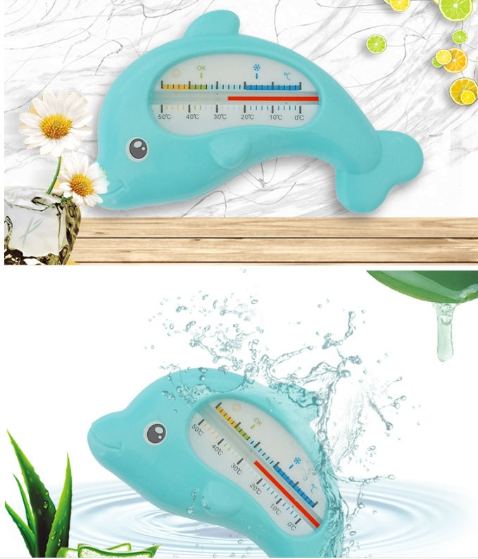 Dolphin Baby Bath Thermometer – Room & Water Temp Gauge