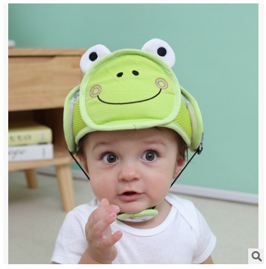 Cartoon Baby Safety Helmet – Adjustable & Breathable