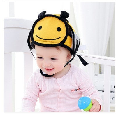 Cartoon Baby Safety Helmet – Adjustable & Breathable