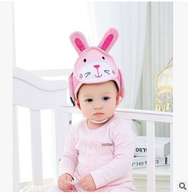 Cartoon Baby Safety Helmet – Adjustable & Breathable