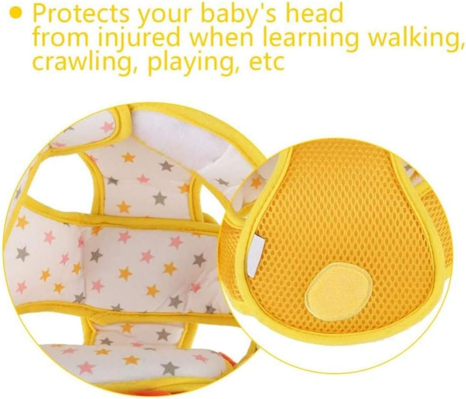 Cartoon Baby Safety Helmet – Adjustable & Breathable