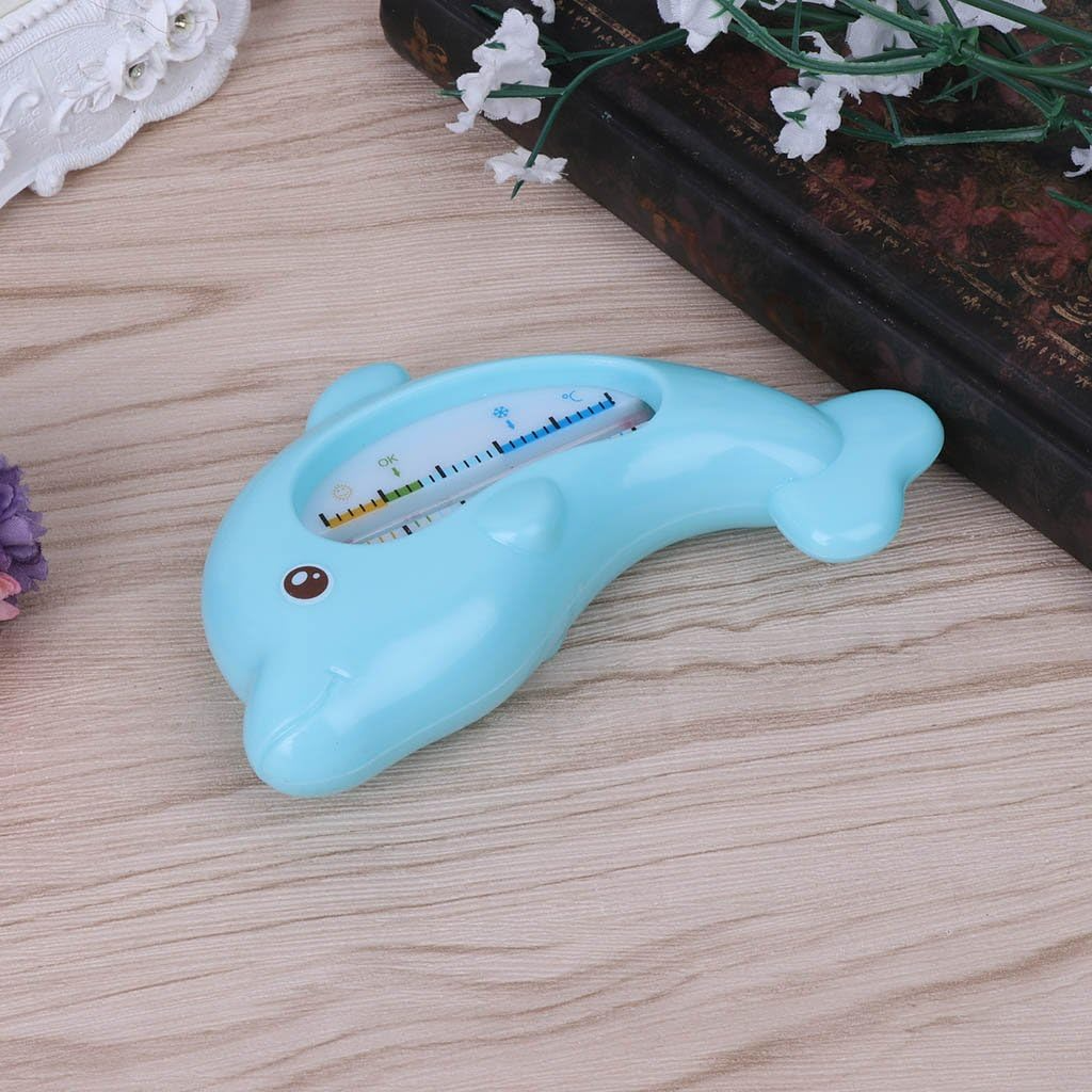 dolphin baby bath thermometer for checking bath water temperature