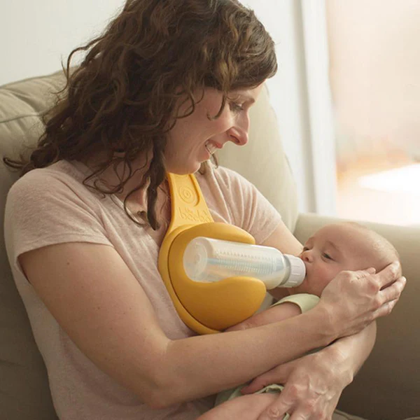 hands free baby bottle holder for feeding support

