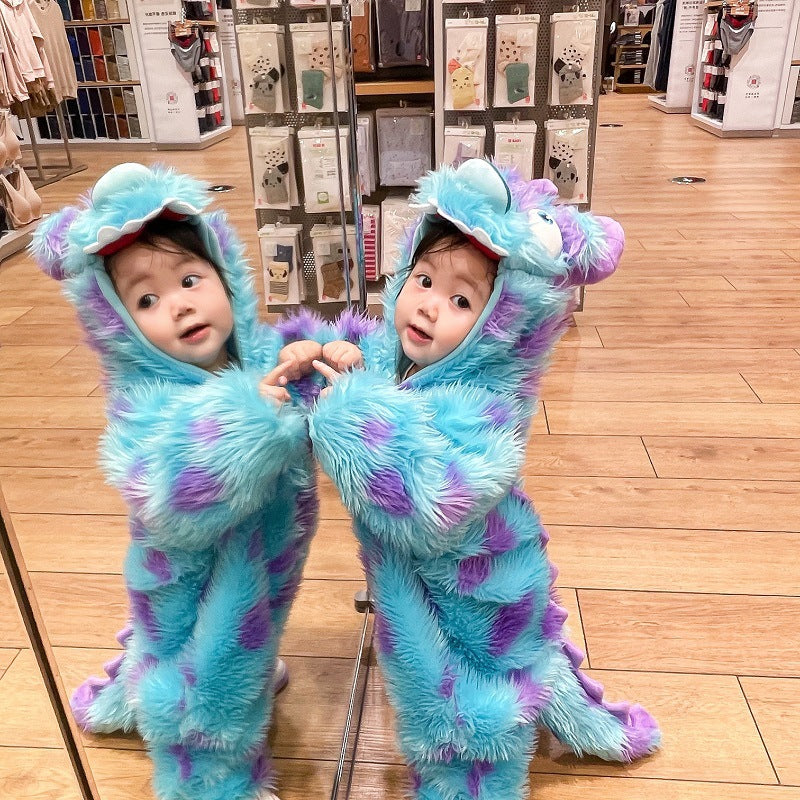 cute monster baby jumpsuit for toddlers