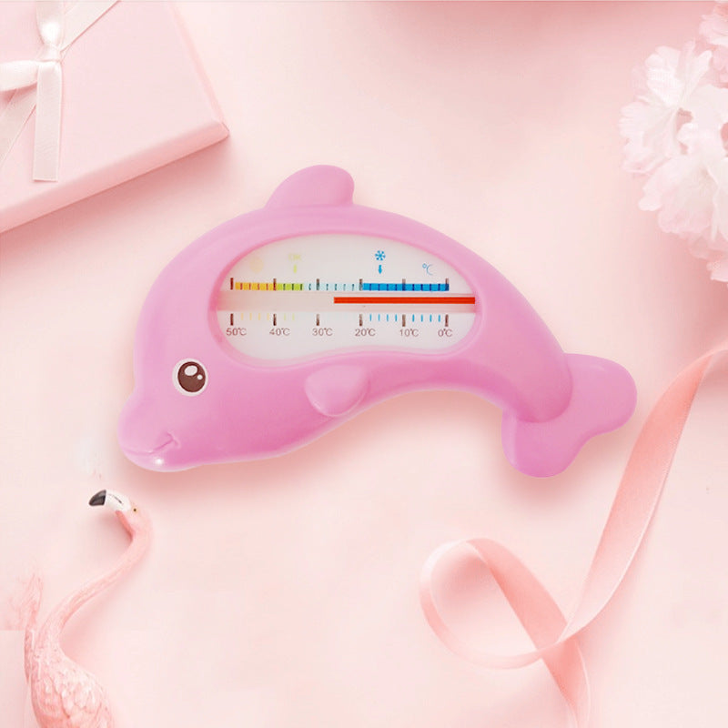 dolphin baby bath thermometer for checking bath water temperature