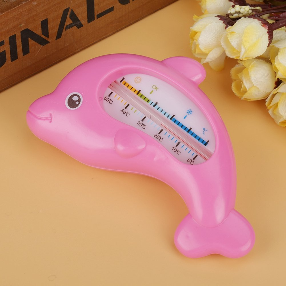 dolphin baby bath thermometer for checking bath water temperature