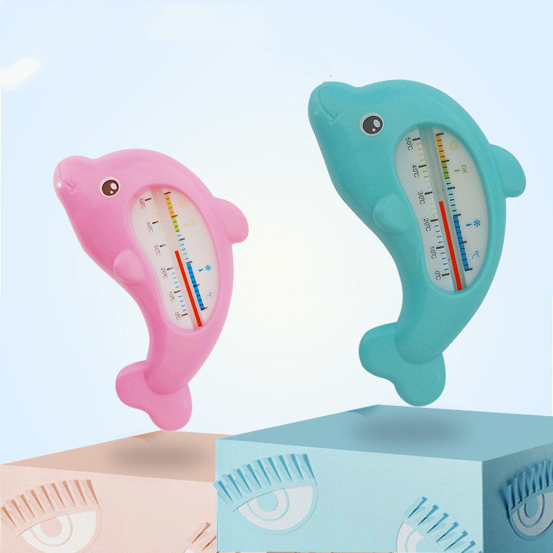 dolphin baby bath thermometer for checking bath water temperature