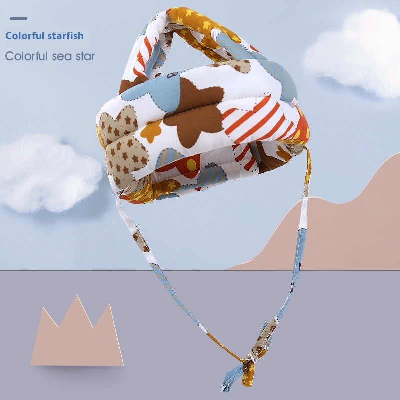 cotton baby head protection helmet soft padded
