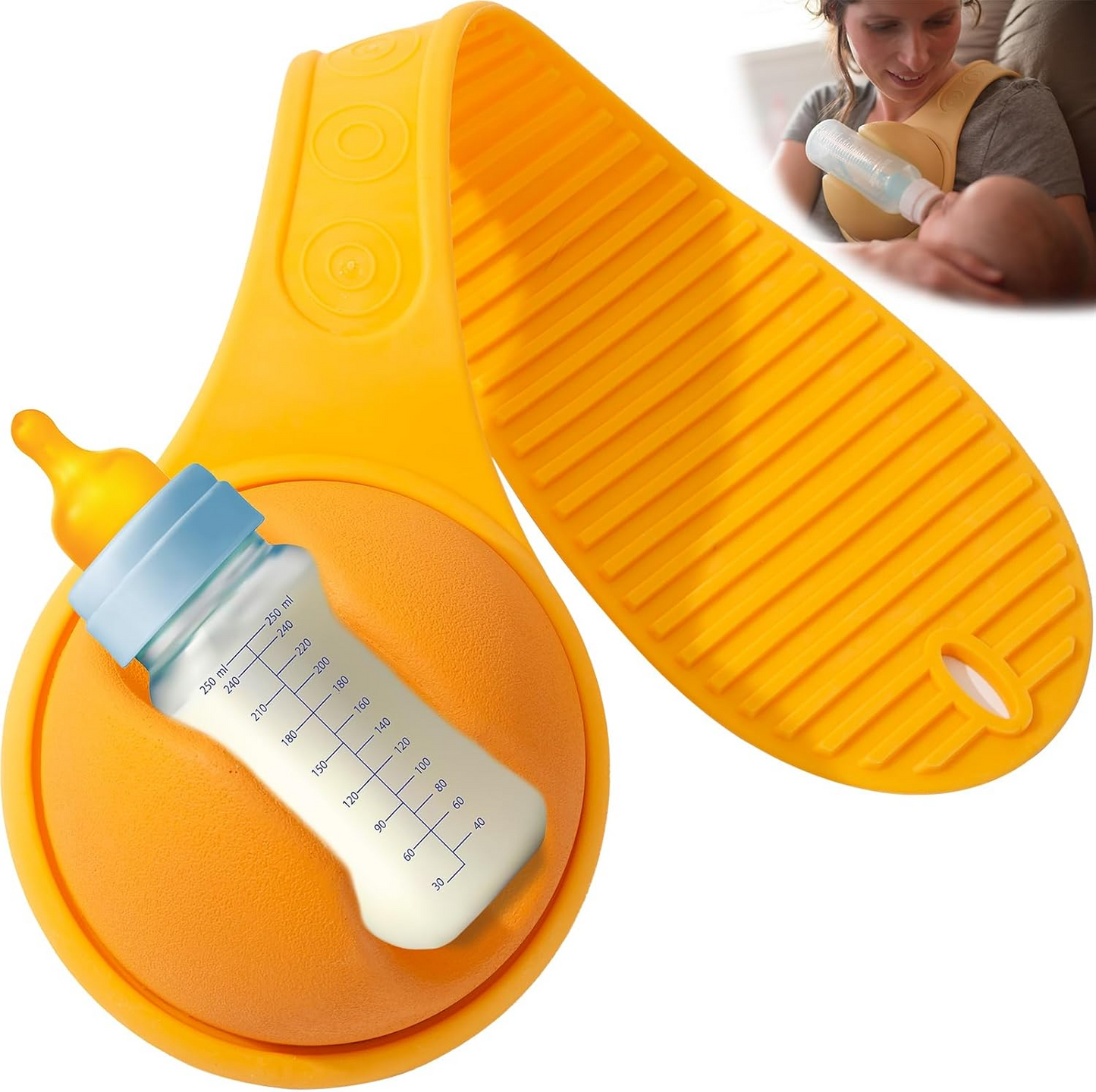 hands free baby bottle holder for feeding support
