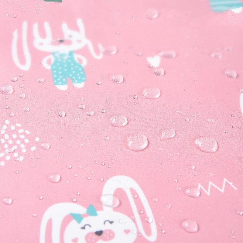 baby feeding apron made from soft lightweight fabric