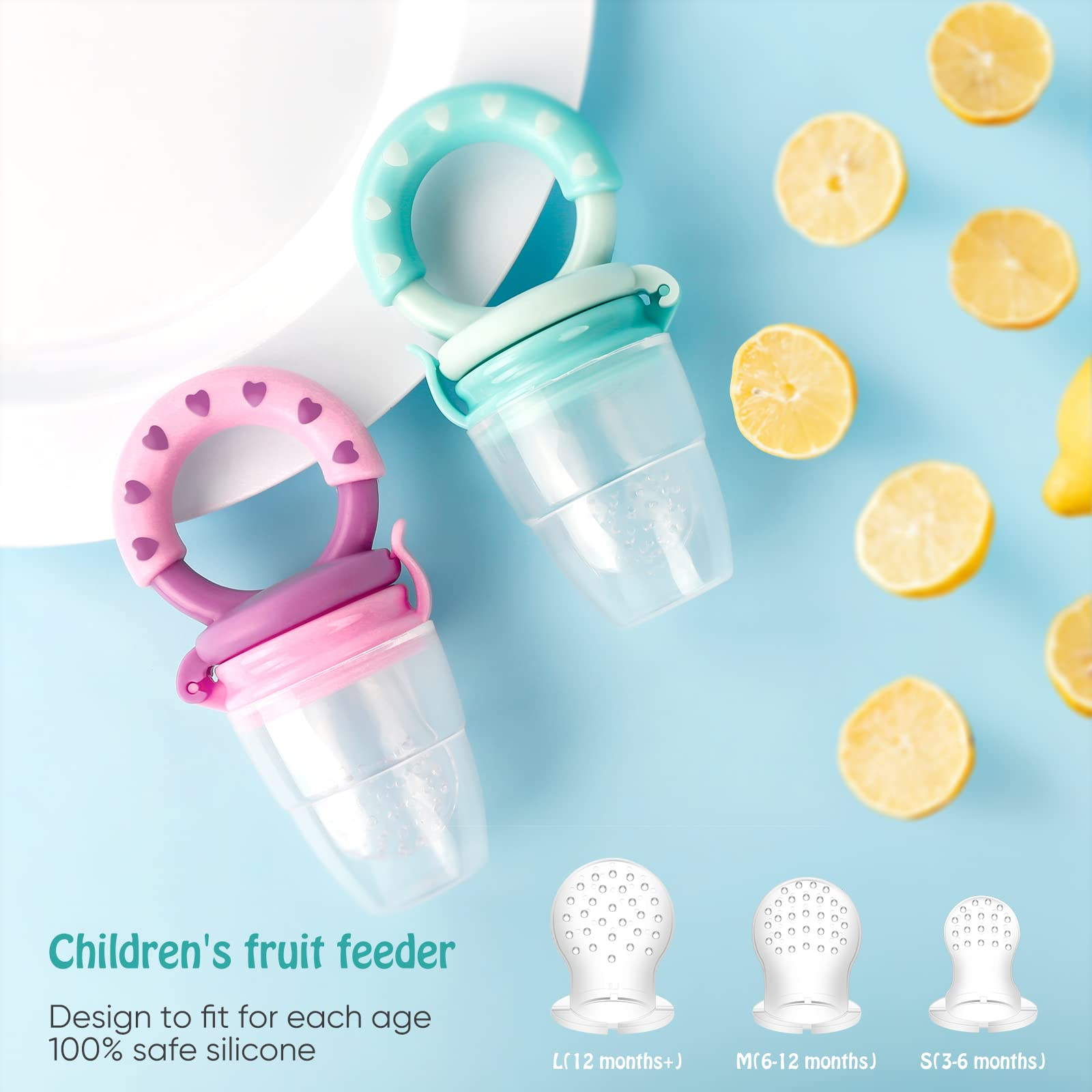 baby fruit feeder pacifier silicone teething and feeding tool
