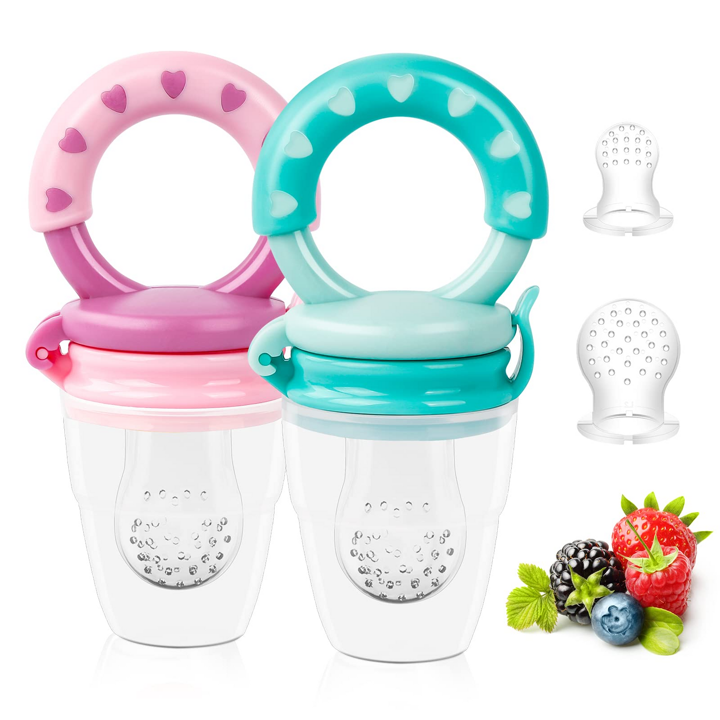 baby fruit feeder pacifier silicone teething and feeding tool
