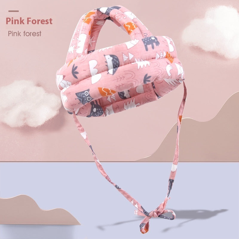 cotton baby head protection helmet soft padded
