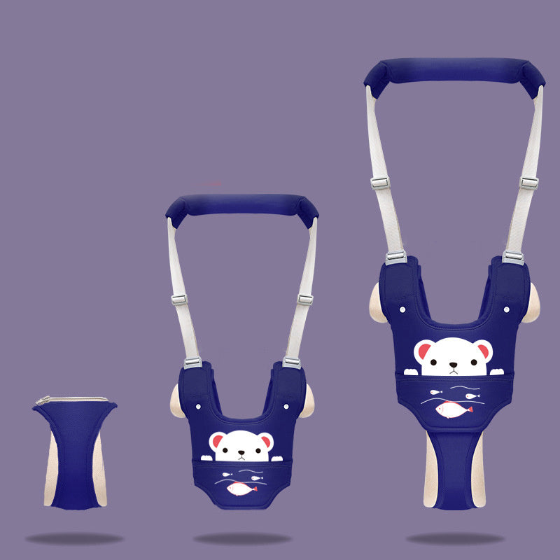 baby walking harness front view showing overall design
