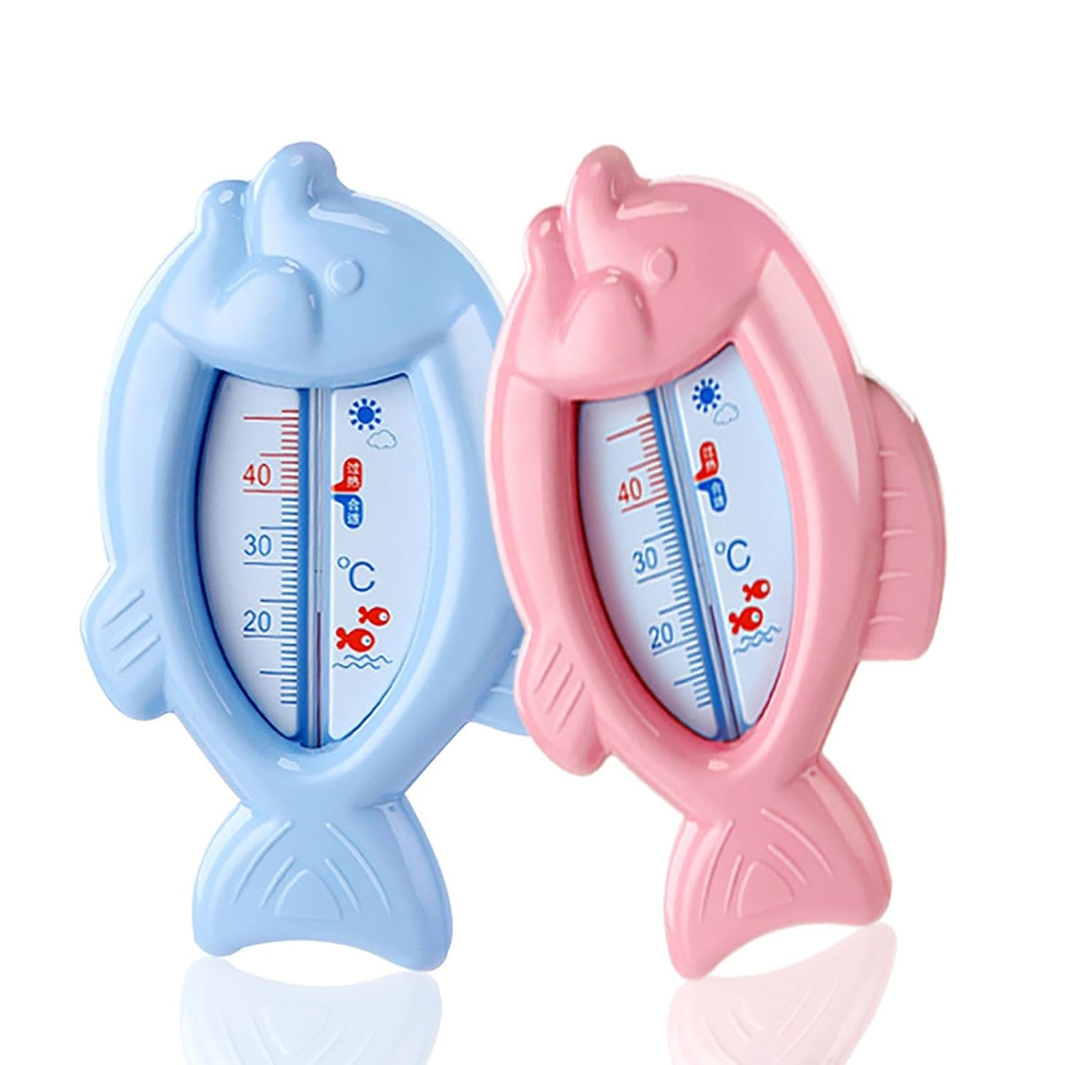 floating baby bath thermometer for checking water temperature

