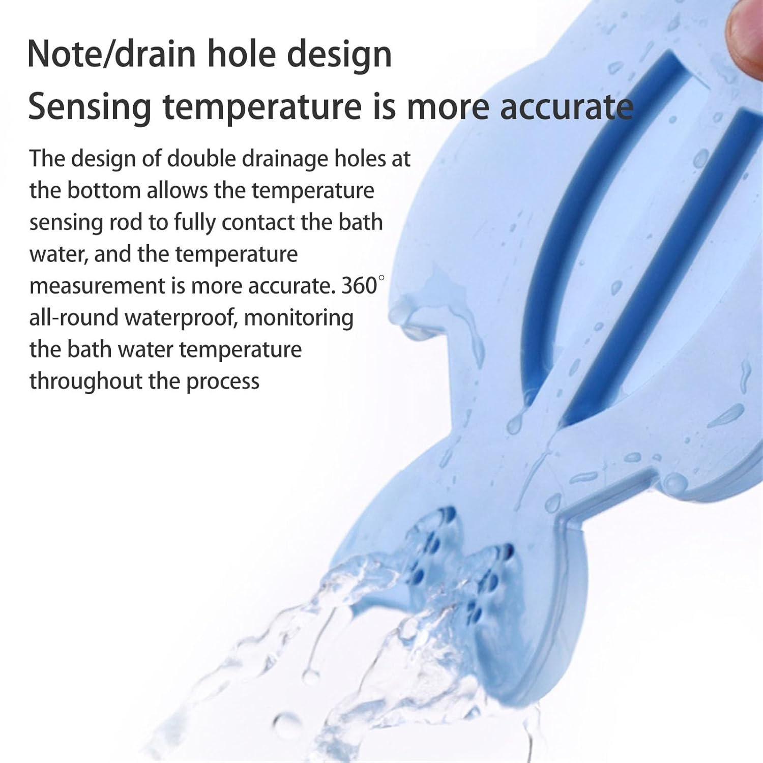 floating baby bath thermometer for checking water temperature
