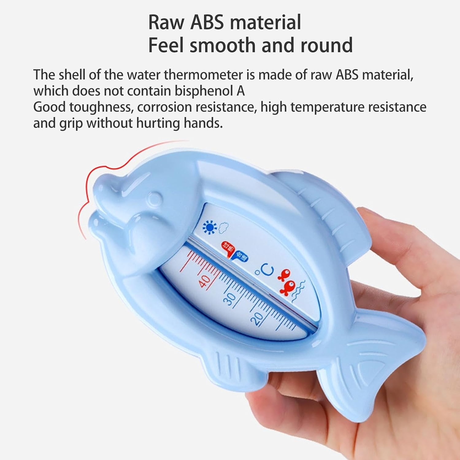 floating baby bath thermometer for checking water temperature
