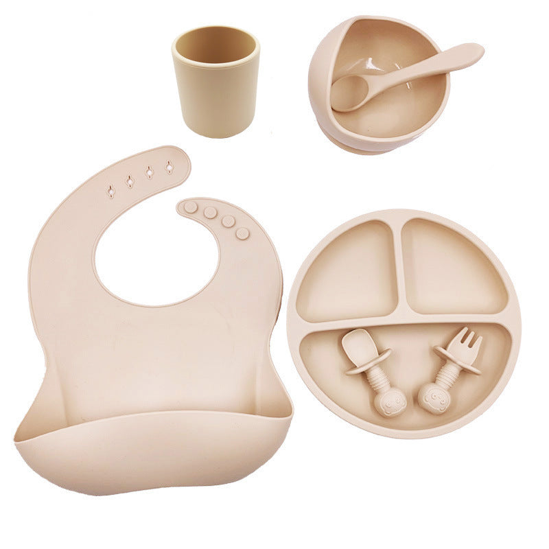 baby feeding silicone set bpa free self feeding kit
