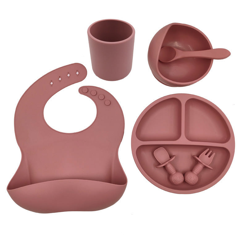 baby feeding silicone set bpa free self feeding kit