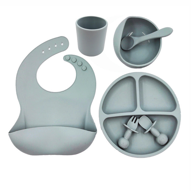 baby feeding silicone set bpa free self feeding kit