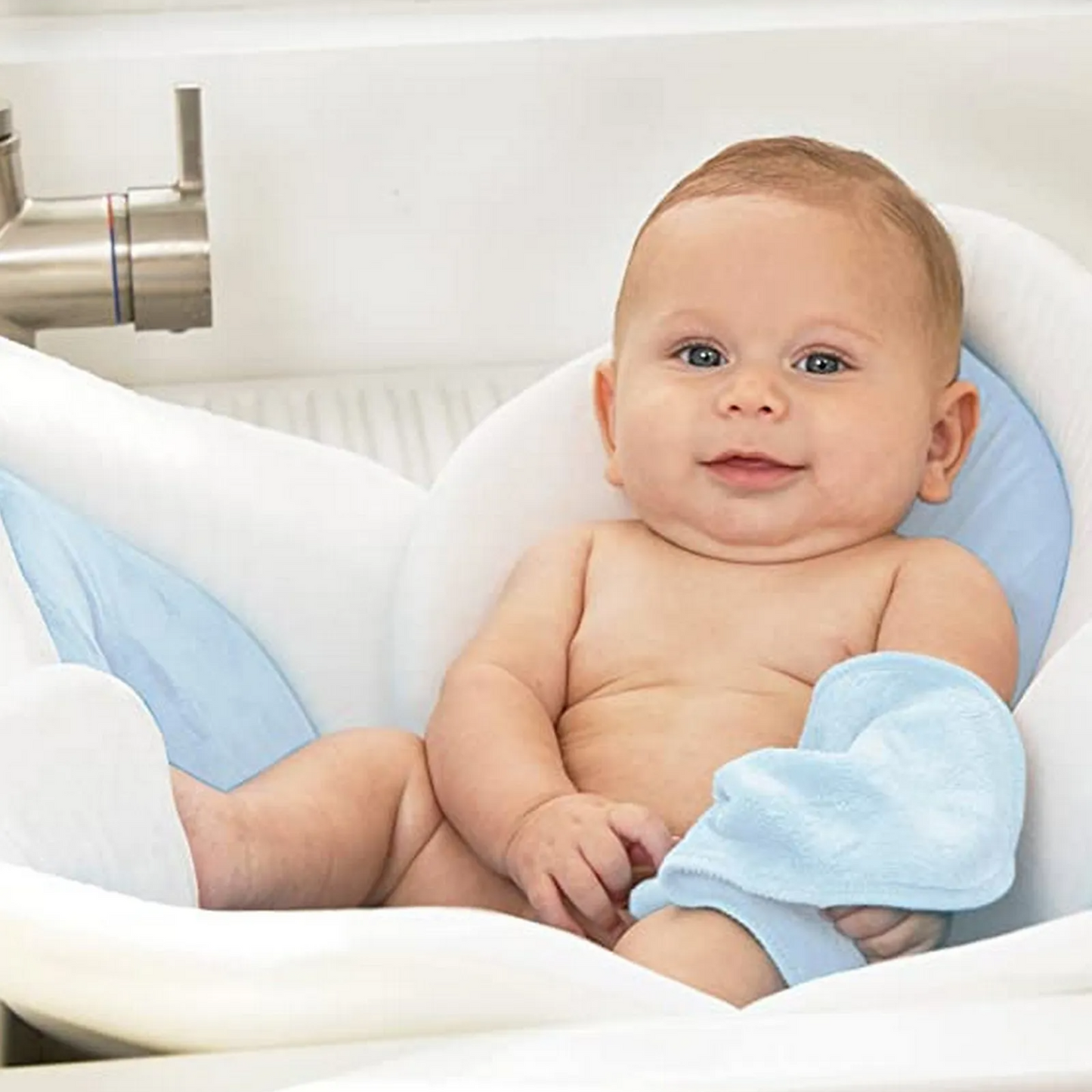 baby flower bath tub soft newborn bath cushion
