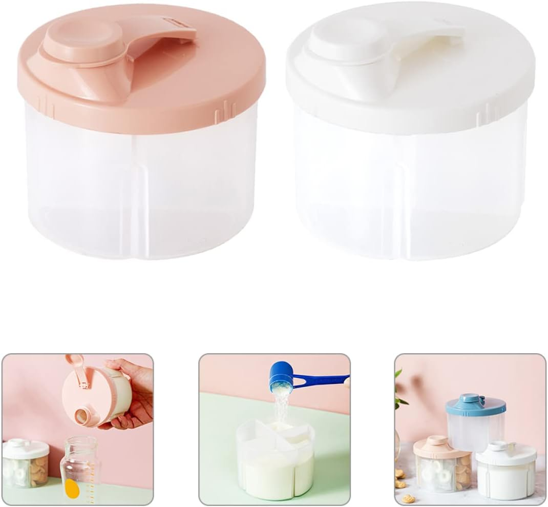 baby formula snack box 4 compartments storage container
