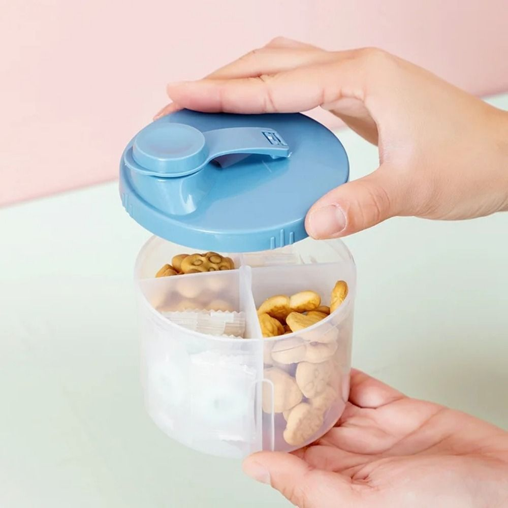 baby formula snack box 4 compartments storage container
