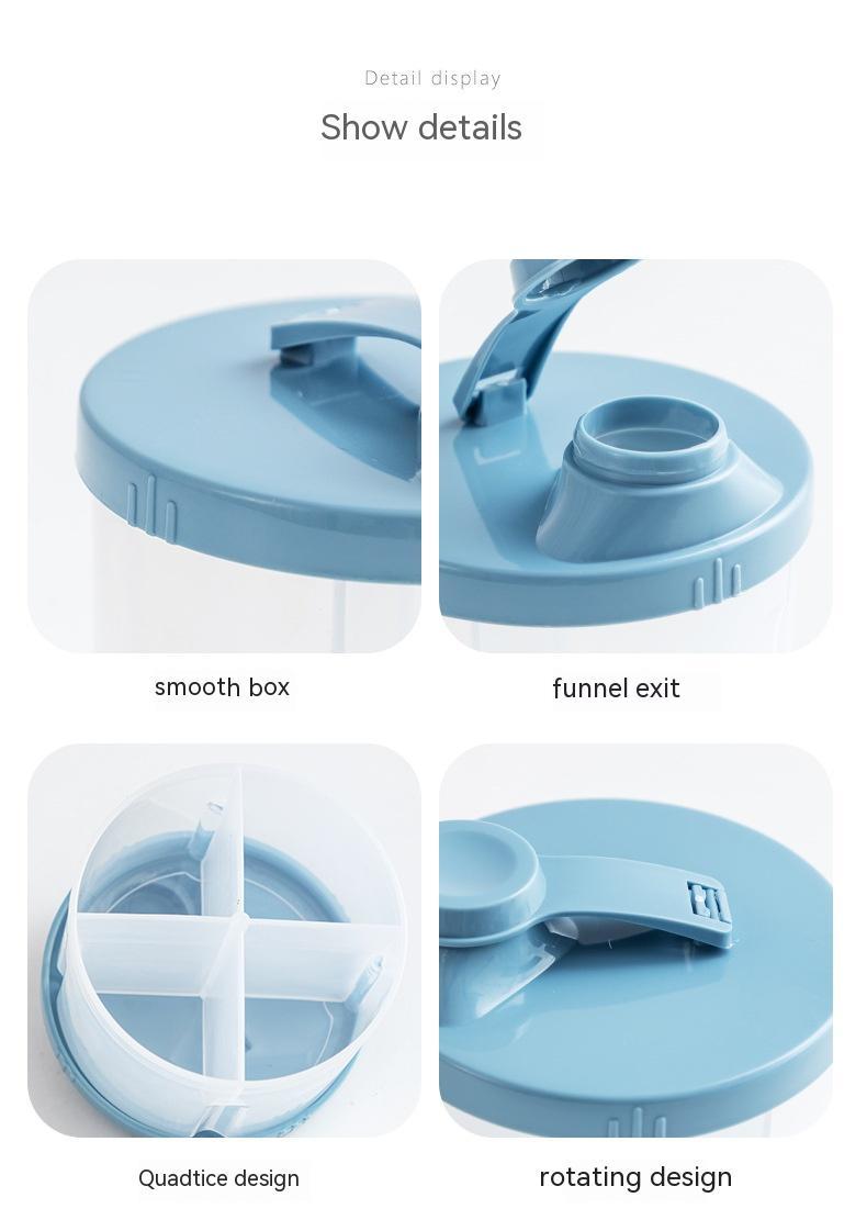 baby formula snack box 4 compartments storage container
