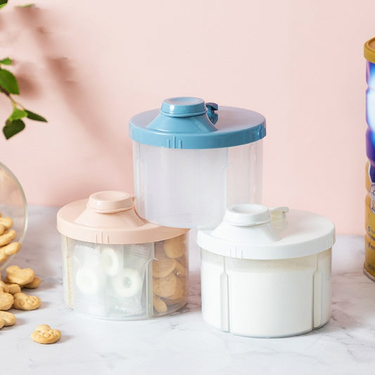 baby formula snack box 4 compartments storage container
