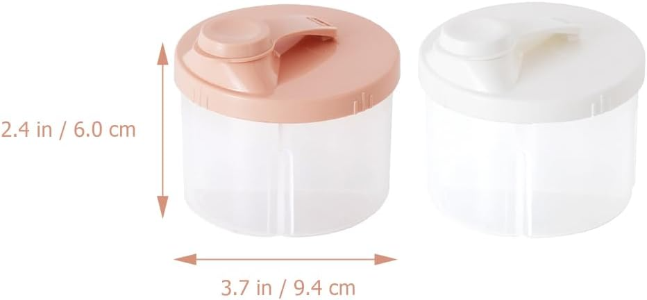 baby formula snack box 4 compartments storage container
