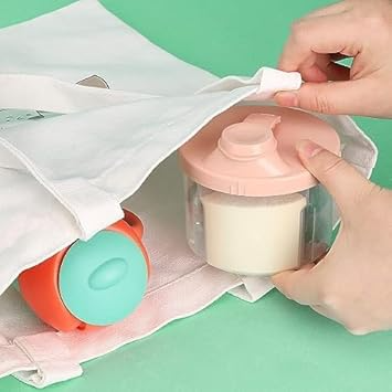 baby formula snack box 4 compartments storage container
