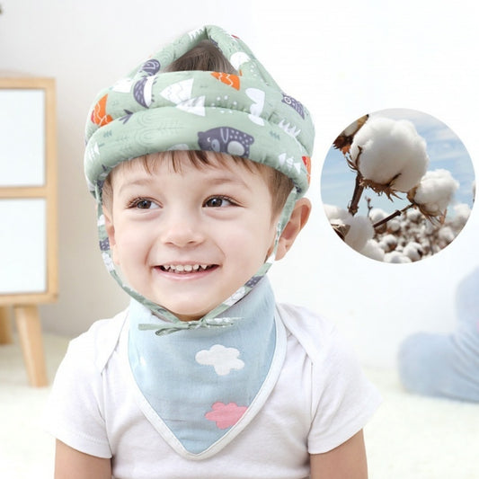 cotton baby head protection helmet soft padded

